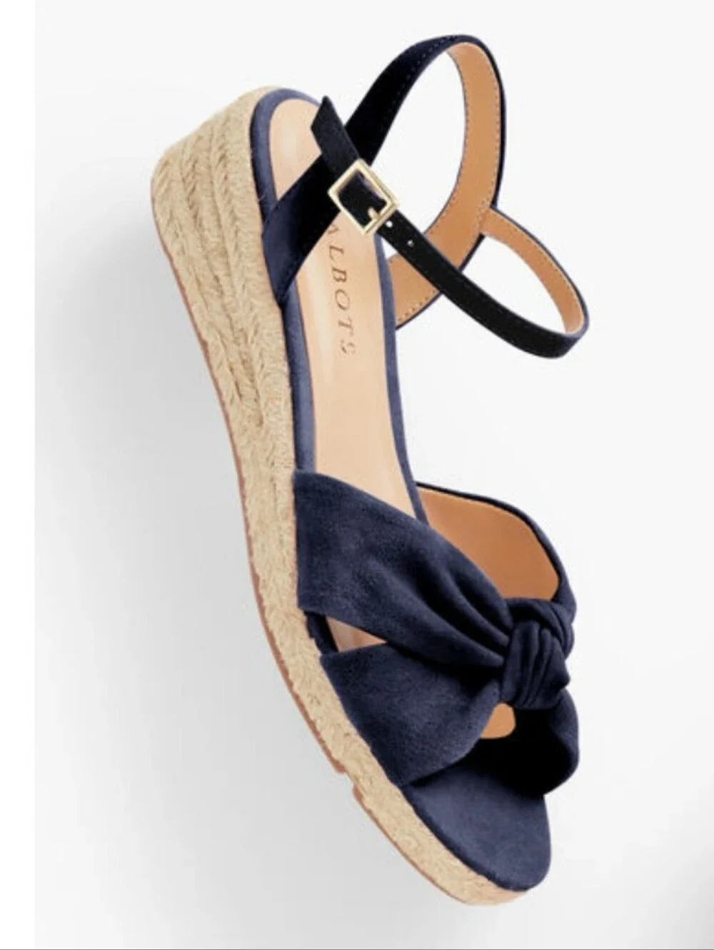 Talbots Suede Navy Espadrilles